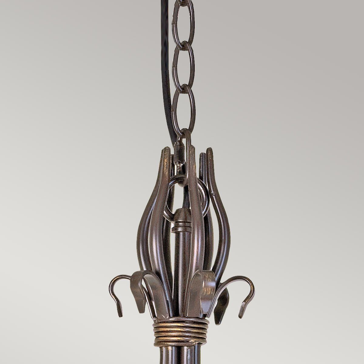 Windermere Kronleuchter mit 6 Lichtern, Rost/Gold - Elsteadlighting - WM6