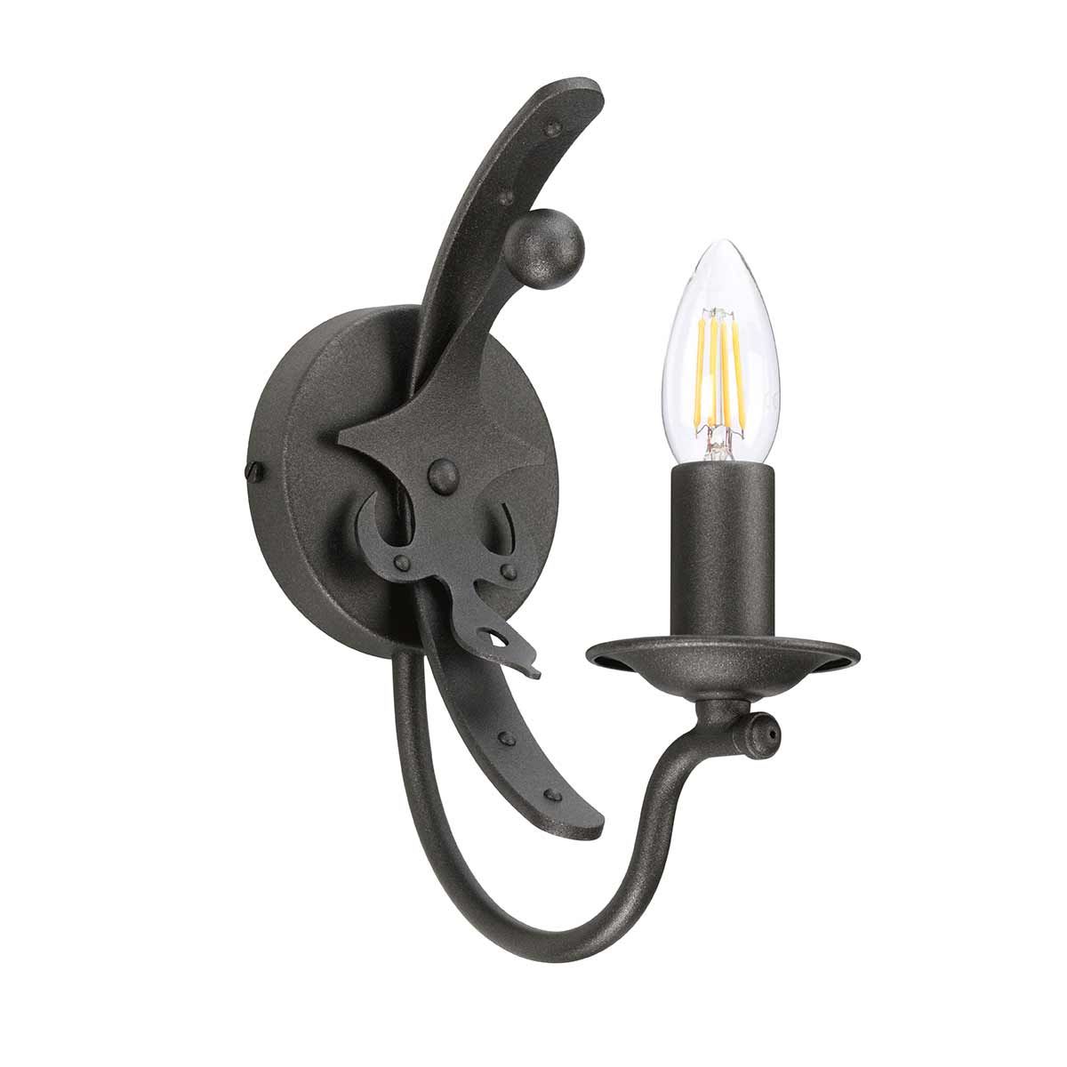 Windsor 1 - flammige Wandleuchte - Graphit - Elsteadlighting - WINDSOR1 - GR