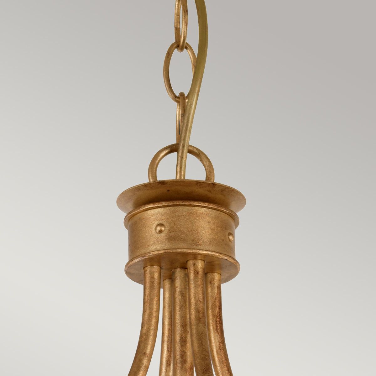 Windsor Pendelleuchte mit 4 Lichtern, Goldpatina - Elsteadlighting - WINDSOR4 - GOLD