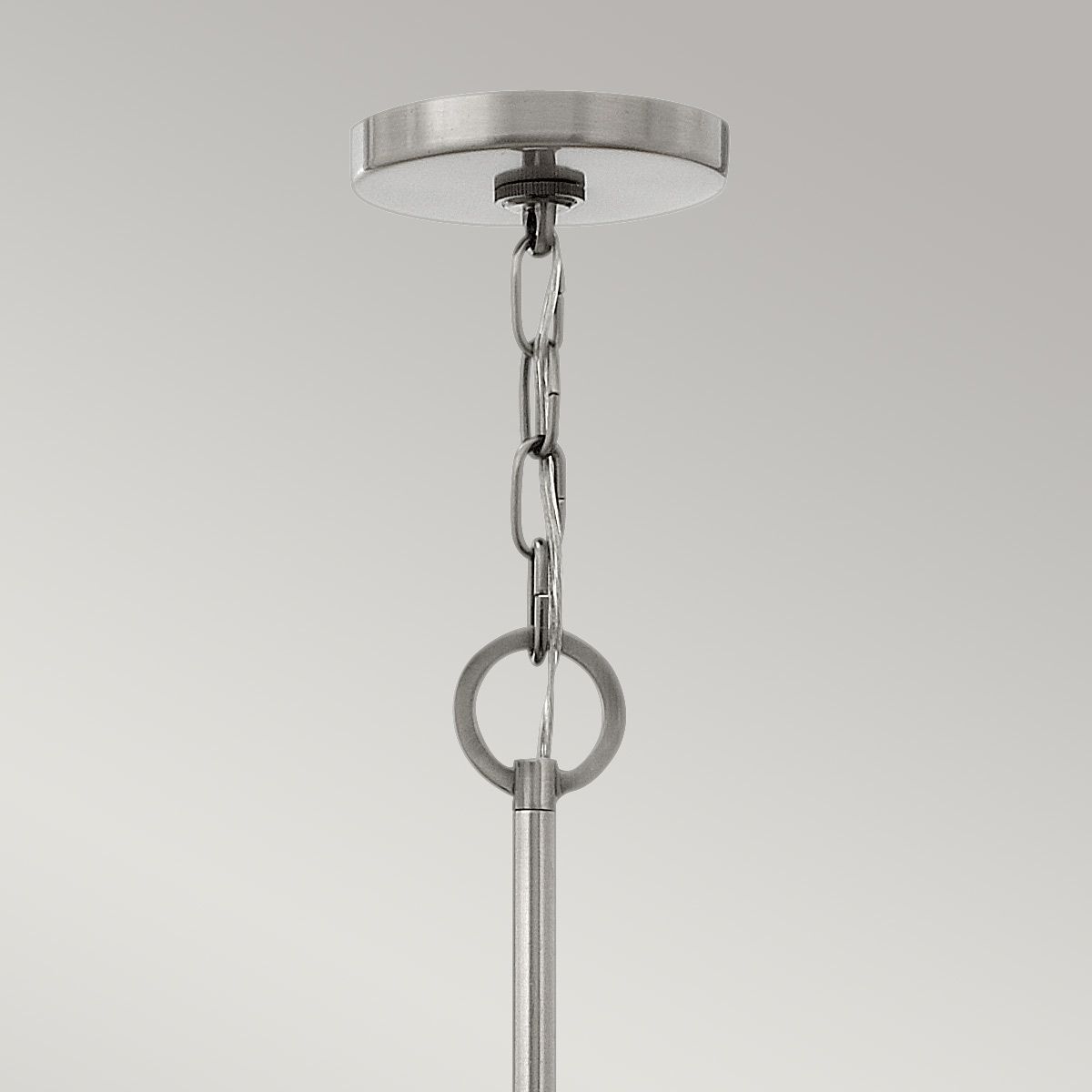 Wingate Pendelleuchte, 6 Lichter, groß, Antik - Nickel poliert - Elsteadlighting - HK - WINGATE - P - L