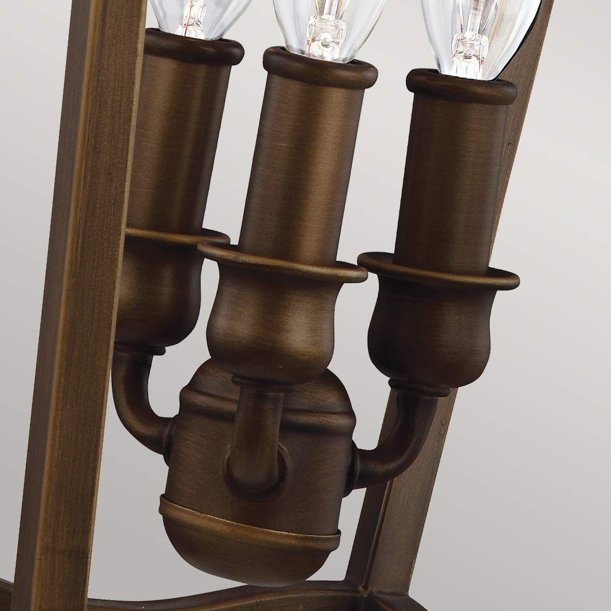 Yarmouth 3 - flammige Pendelleuchte - Gealtertes Messing lackiert - Elsteadlighting - FE - YARMOUTH - 3P