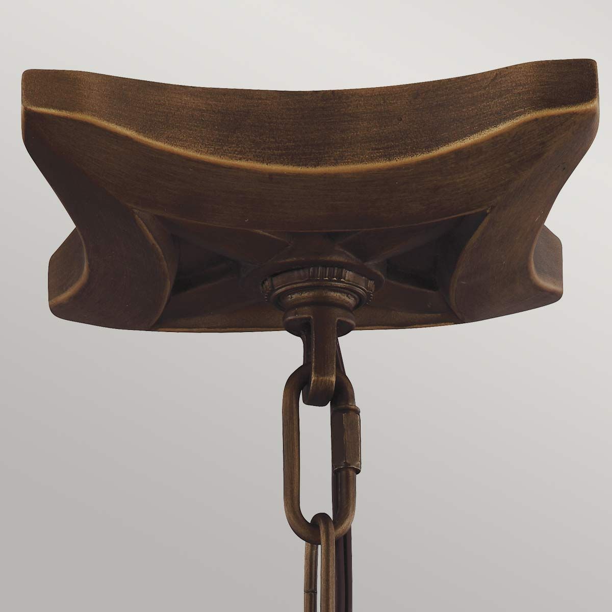 Yarmouth 3 - flammige Pendelleuchte - Gealtertes Messing lackiert - Elsteadlighting - FE - YARMOUTH - 3P