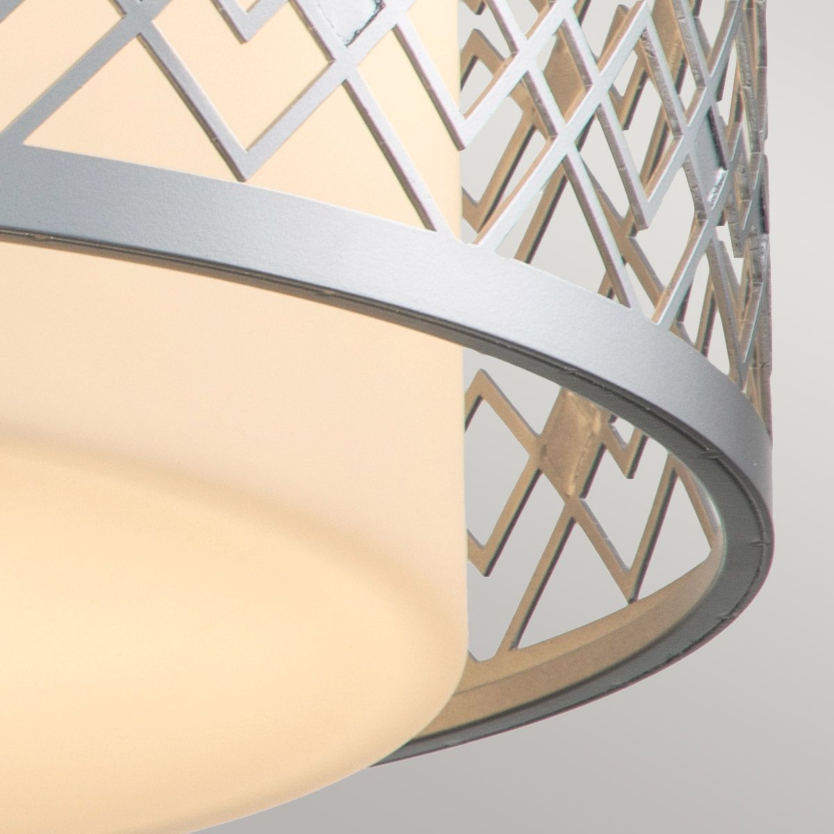 Ziggy, 2 l, mittlere Spülung, lackiertes Silber - Elsteadlighting - ZIGGY - F - M - LS