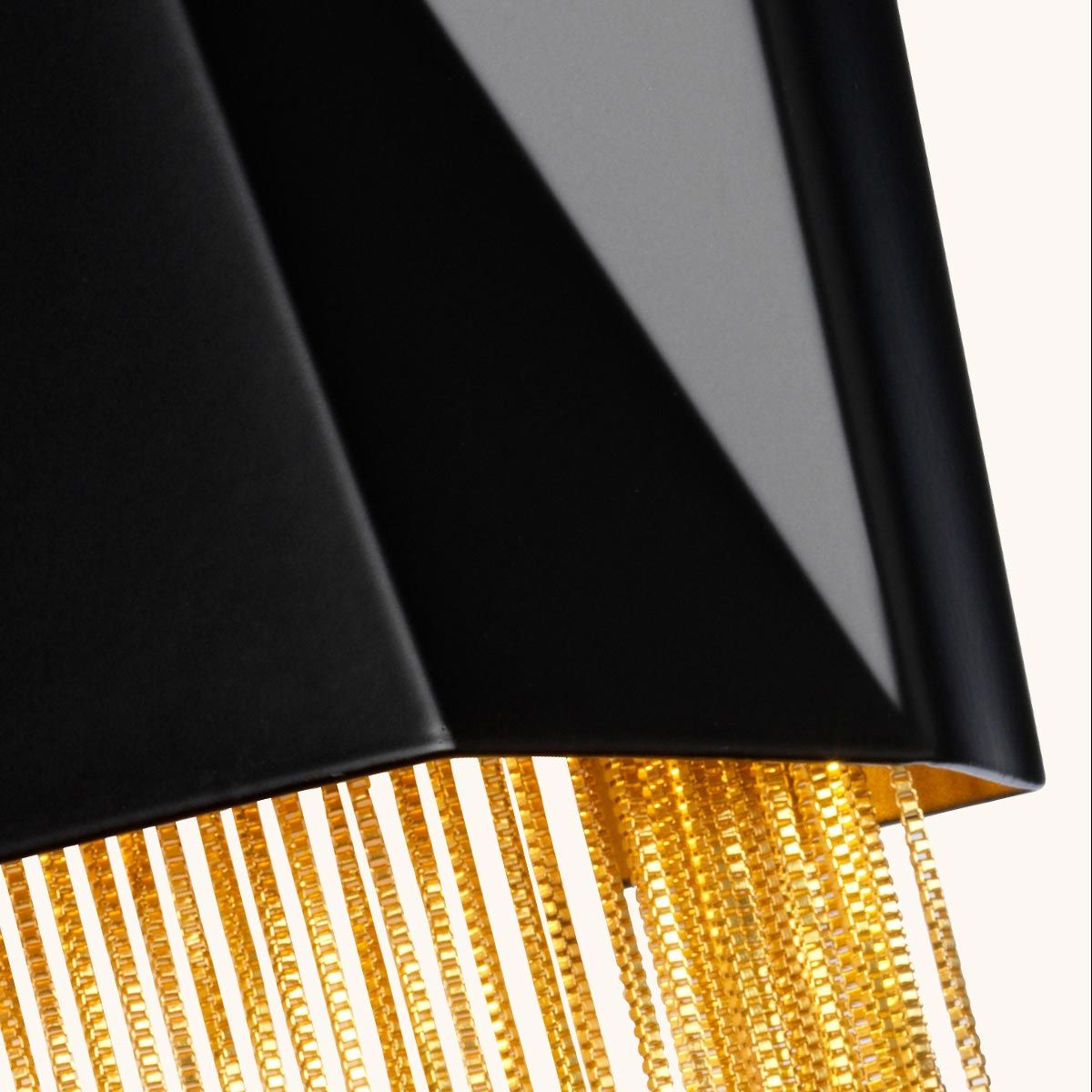 Zuma 3 - flammige Wandleuchte - Satinschwarz/Gold - Elsteadlighting - HK - ZUMA - 3W - SBG