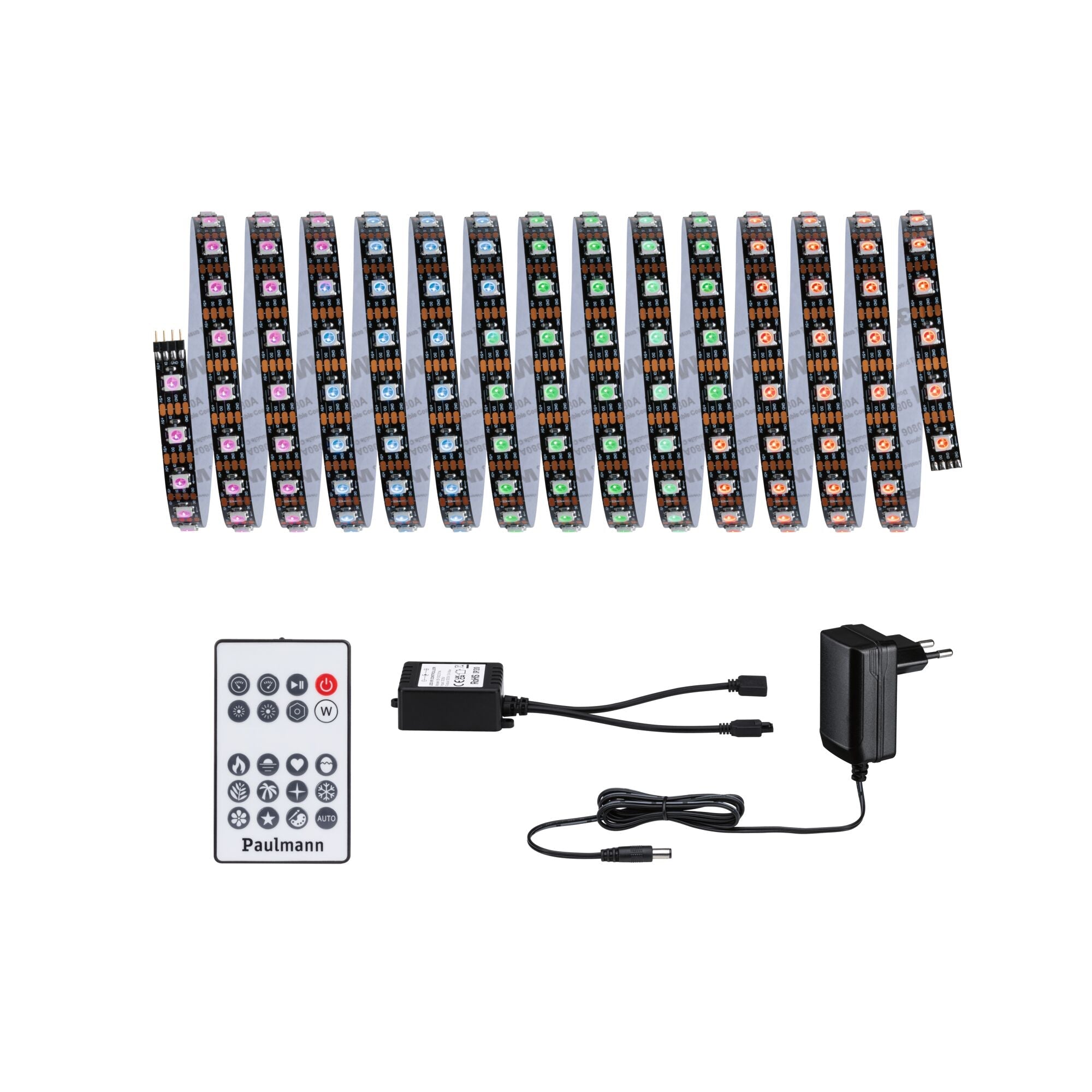 EntertainLED Dynamic RGB Komplettset 5m 10,5W 60 LEDs/m RGB+ 15VA - Paulmann - 78888
