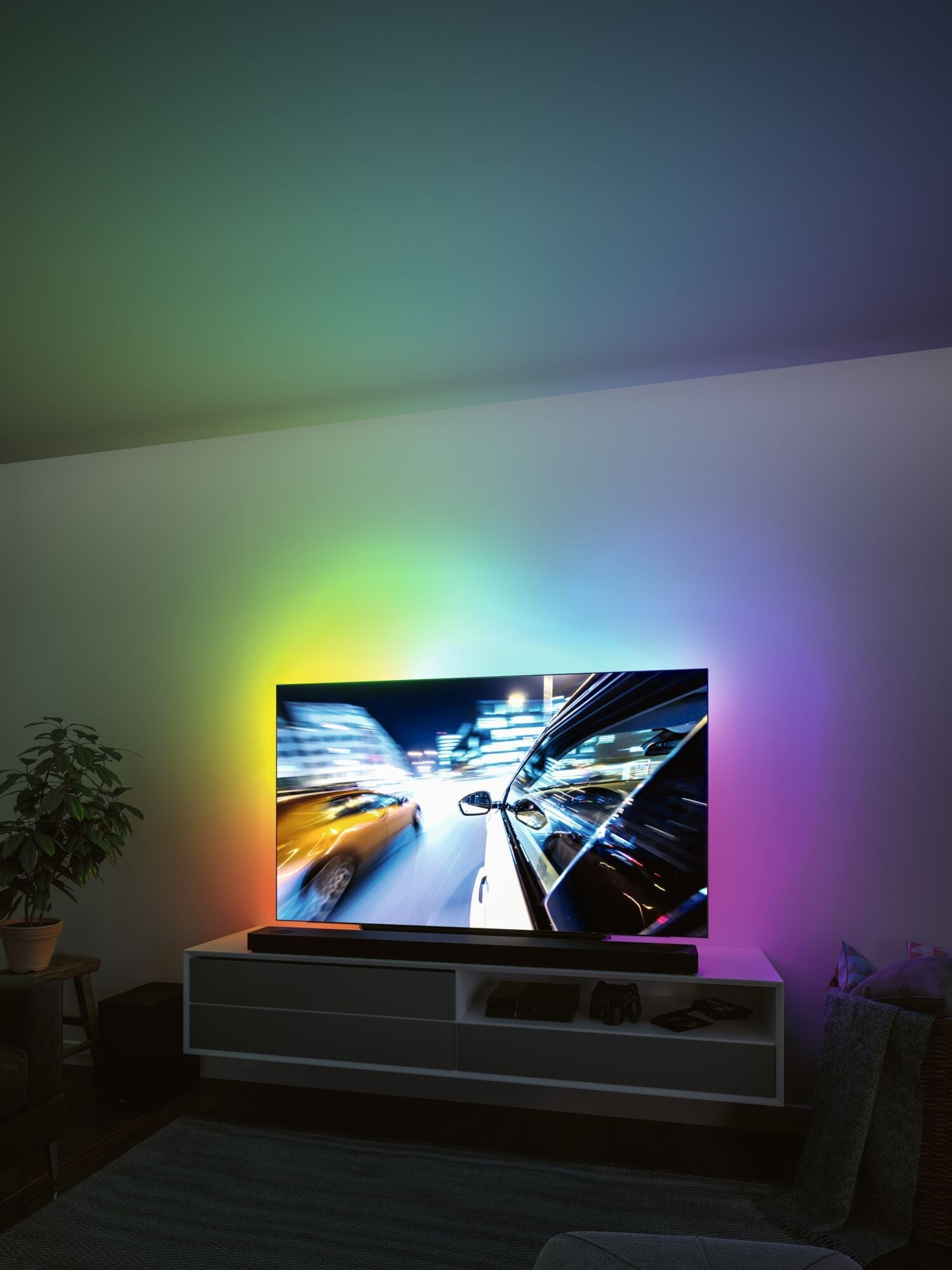 EntertainLED TV - Beleuchtung 55 Zoll 2m 3,5W 60 LEDs/m RGB+ - Paulmann - 78880