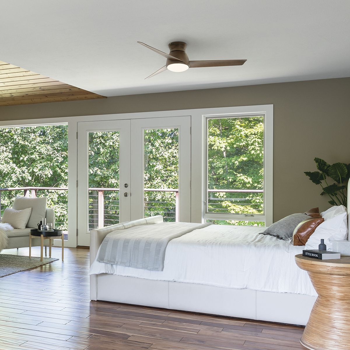 Eris - 60 Zoll / 152 cm Ventilator - Walnuss - Elsteadlighting - KLF - ERIS - 60 - WN