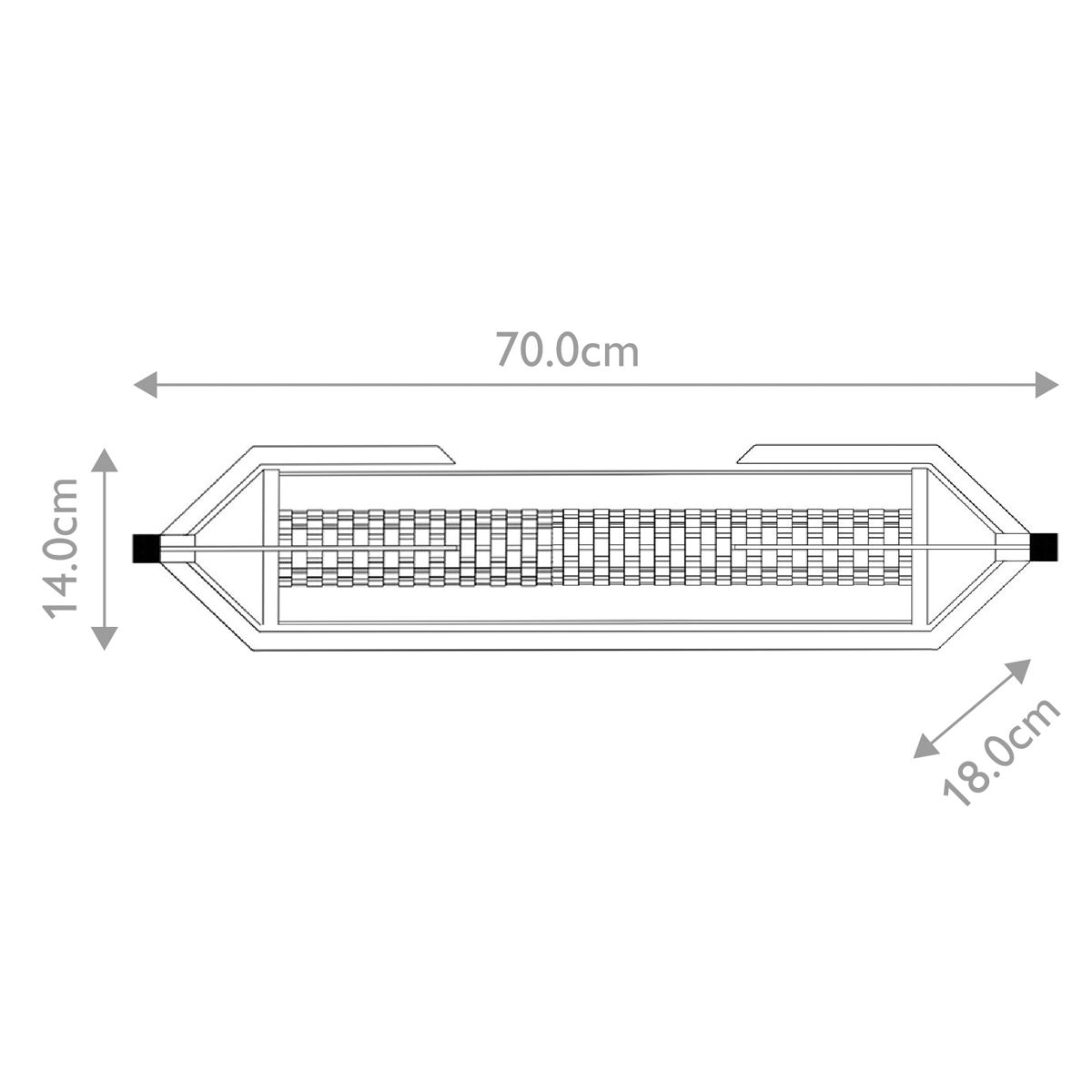 Espada Hohe Wandleuchte / Spiegelbeleuchtung - Eurofase - QN - ESPADA - 2W - PC