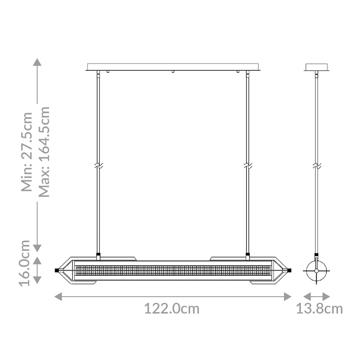 Espada Lineare Pendelleuchte - Eurofase - QN - ESPADA - LP - PC