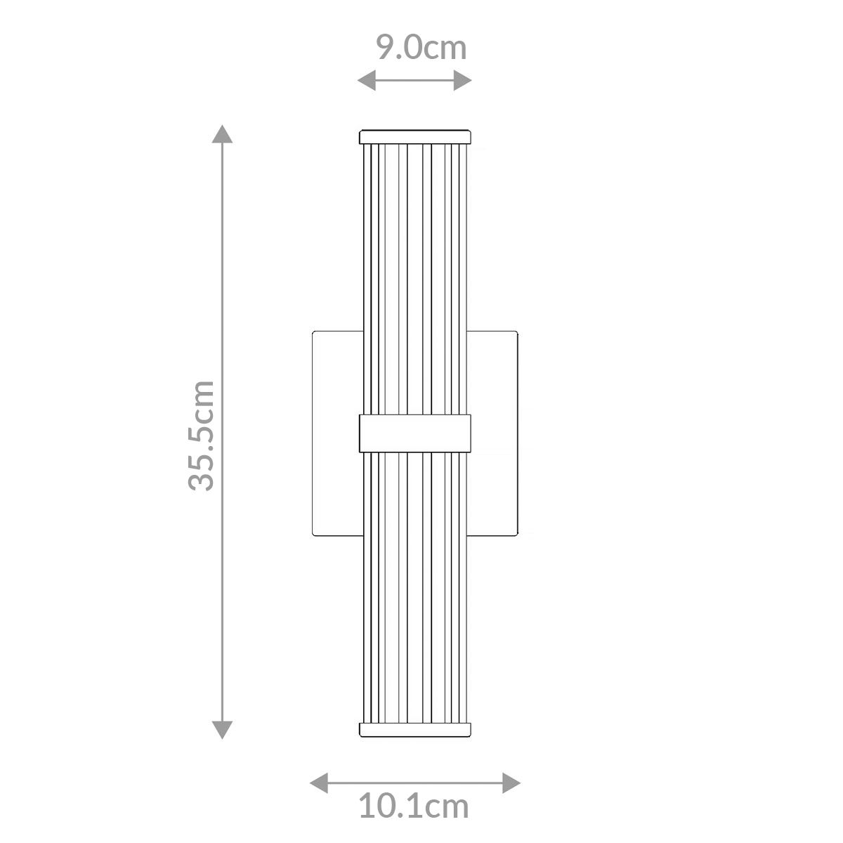 Fayton Kleine LED - Wandleuchte - Eurofase - QN - FAYTON - S - BK