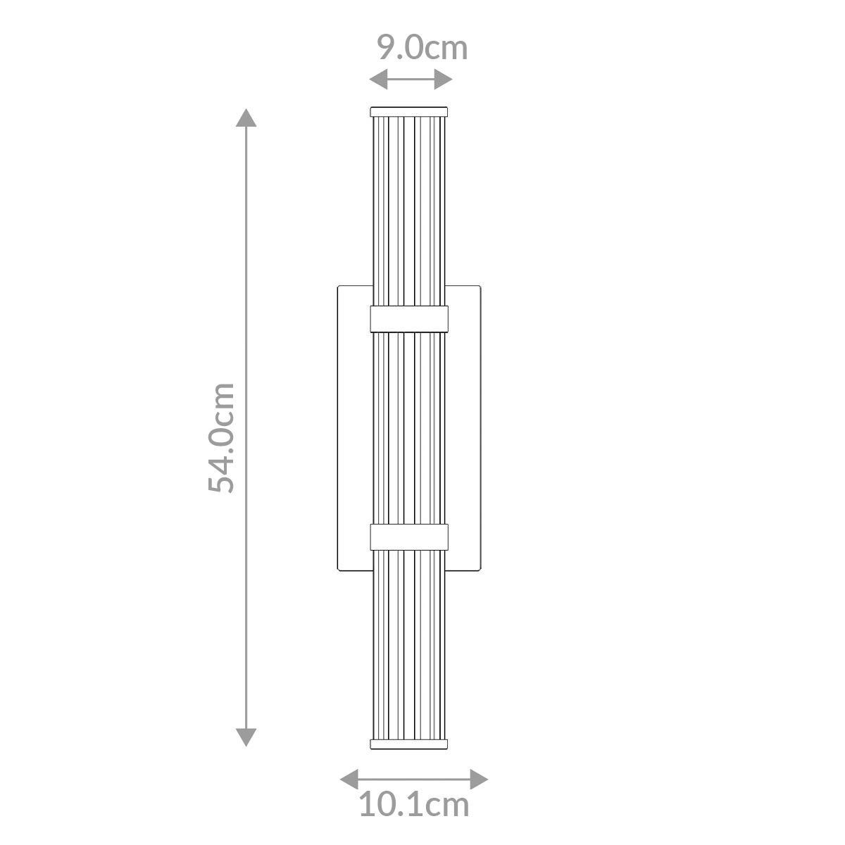 Fayton Mittlere LED - Wandleuchte - Eurofase - QN - FAYTON - M - BG