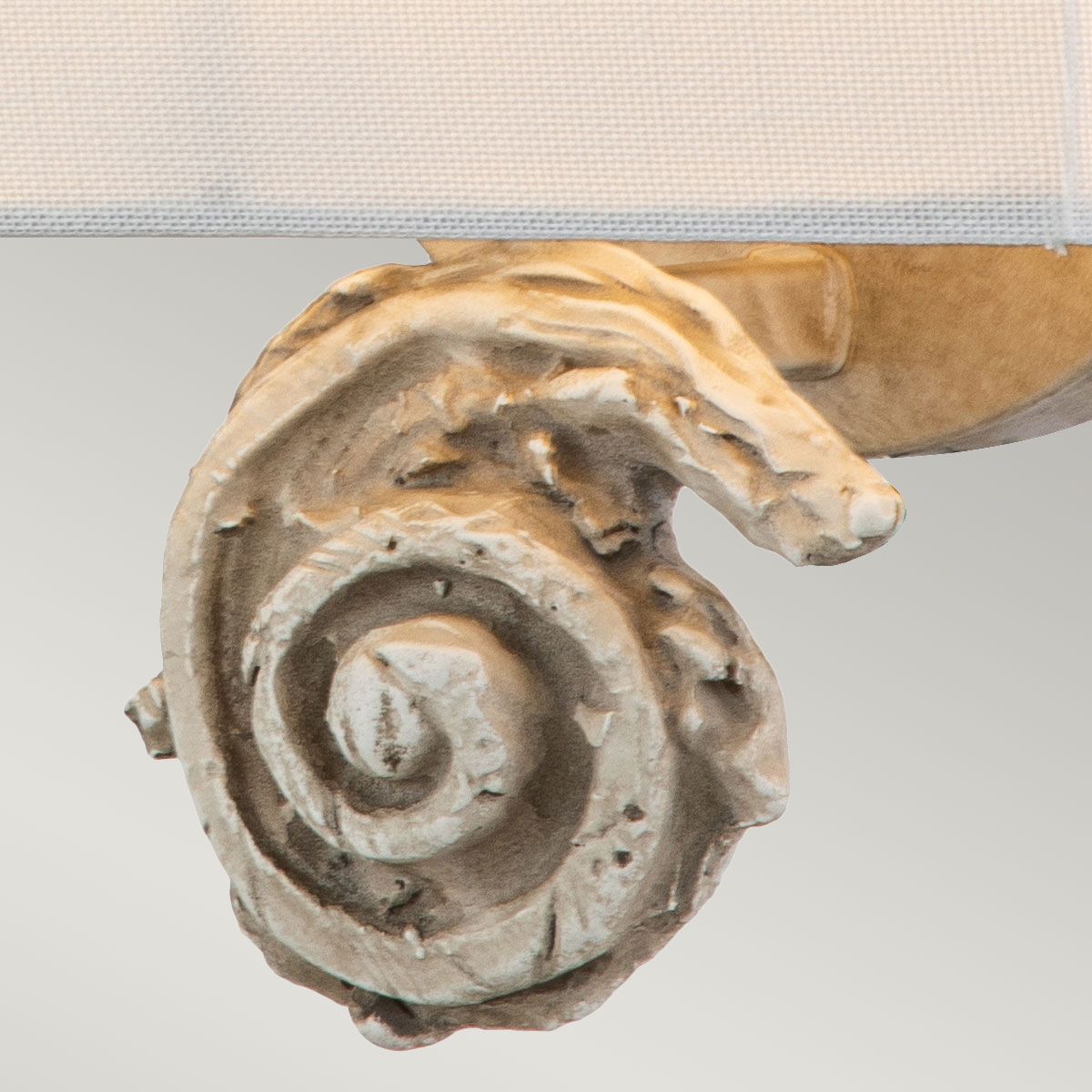 Swirl 1lt Kleine Wandleuchte - Knochenweiß