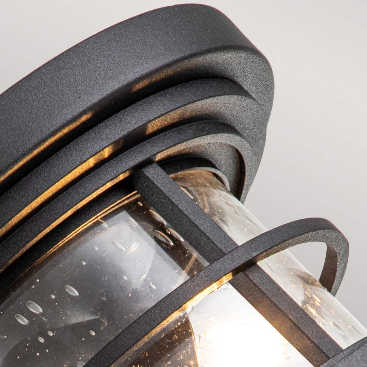 Lighthouse 2-flammige Deckenleuchte – Textured Black