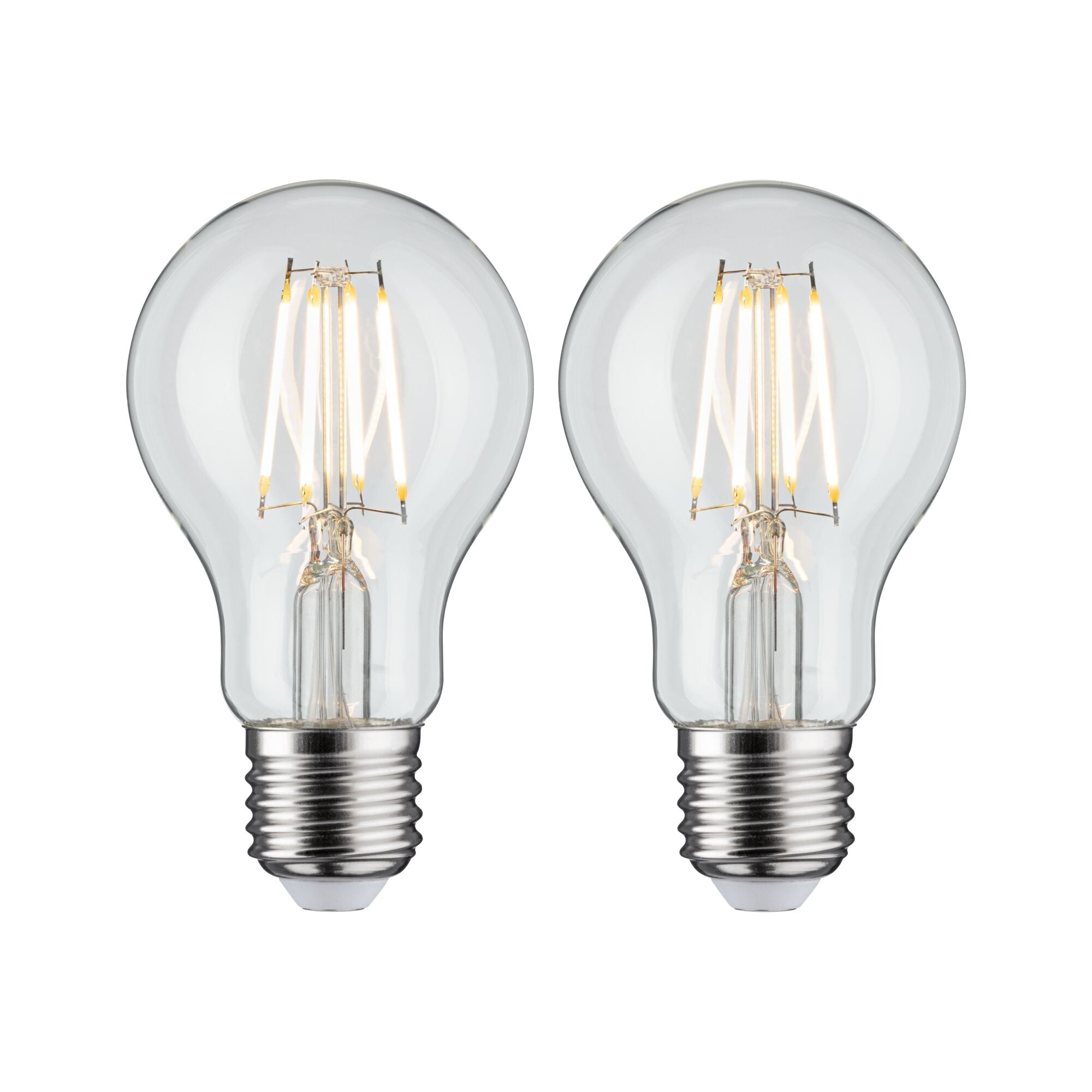 Filament 230V LED Birne E27 2x470lm 2x5W 2700K Klar - Paulmann - 28856