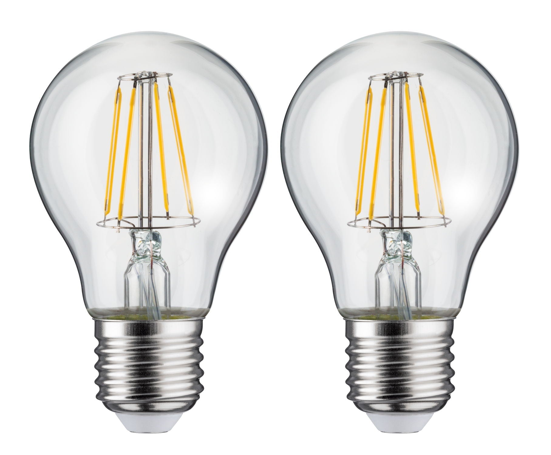 Filament 230V LED Birne E27 2x470lm 2x5W 2700K Klar - Paulmann - 28856