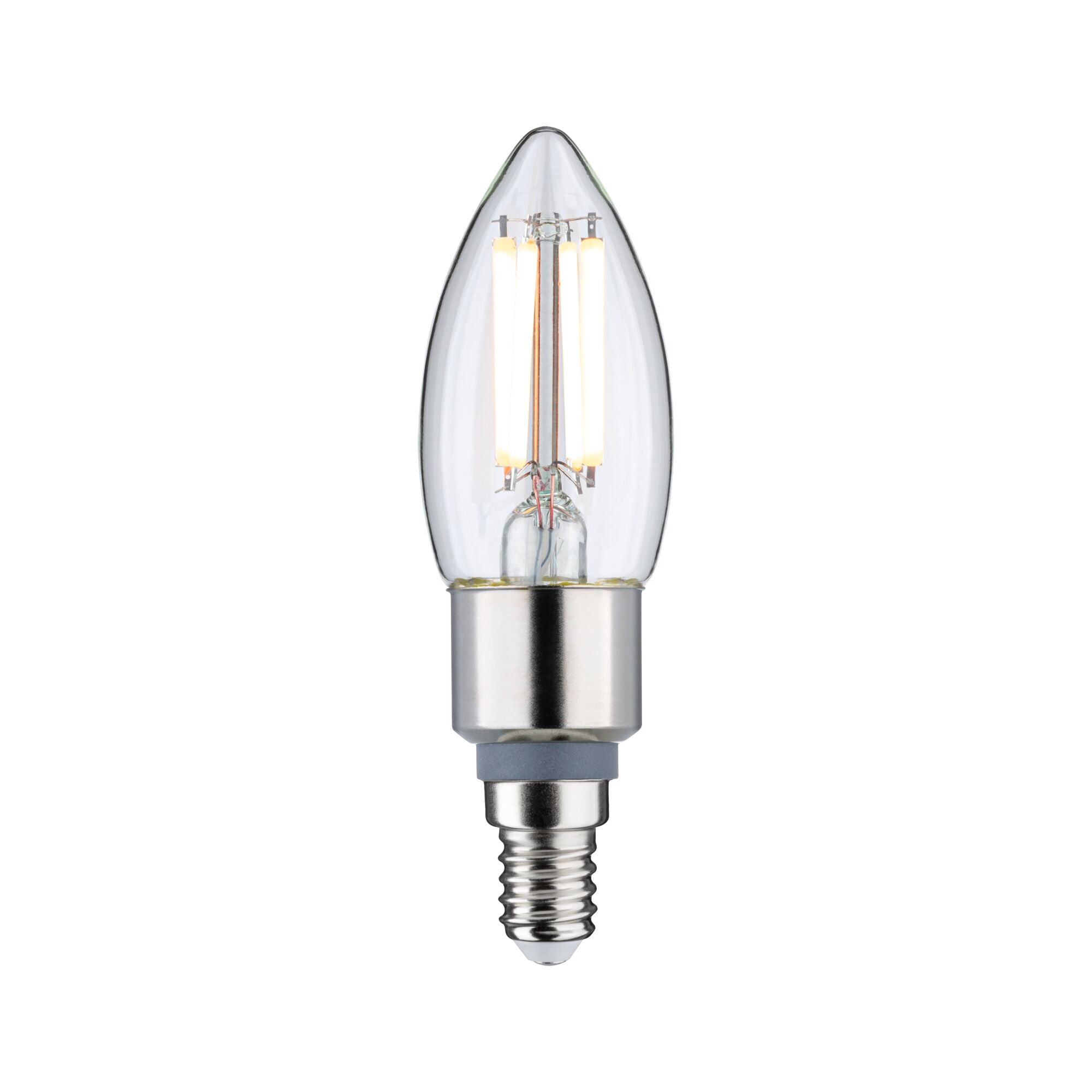 Filament 230V LED Kerze E14 470lm 5W Dim to warm dimmbar Klar - Paulmann - 28777