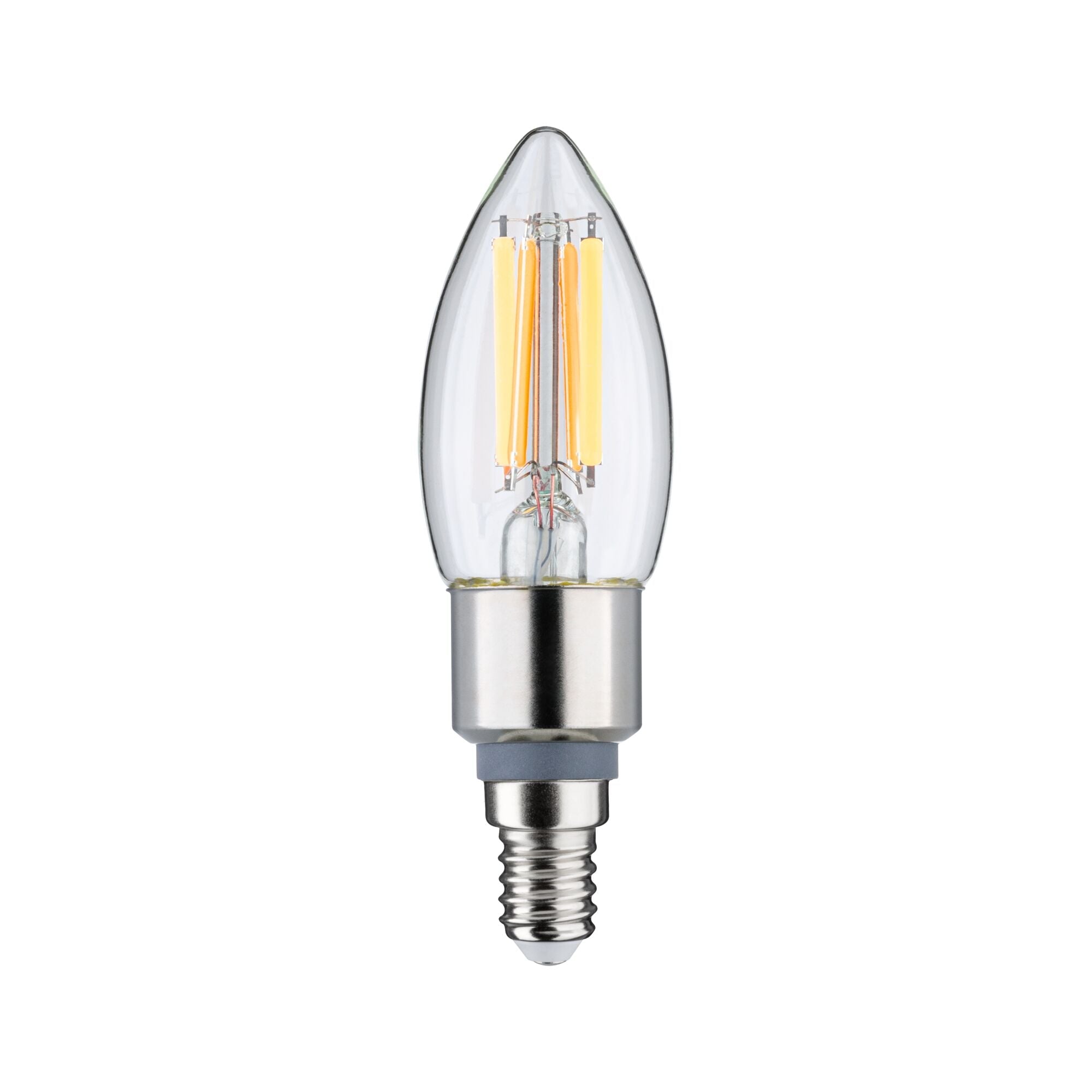 Filament 230V LED Kerze E14 470lm 5W Dim to warm dimmbar Klar - Paulmann - 28777