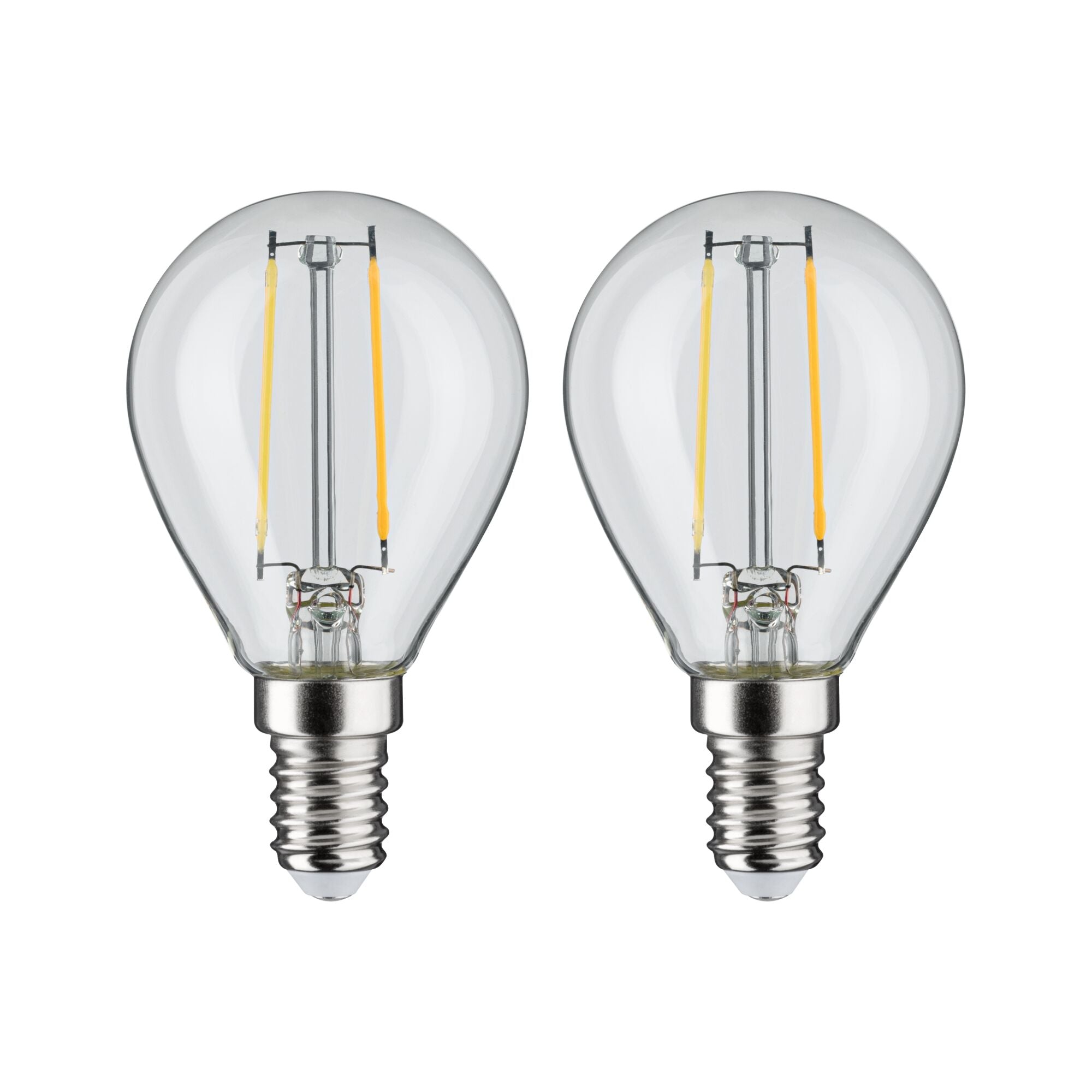 Filament 230V LED Tropfen E14 2x250lm 2x2,7W 2700K Klar - Paulmann - 28857