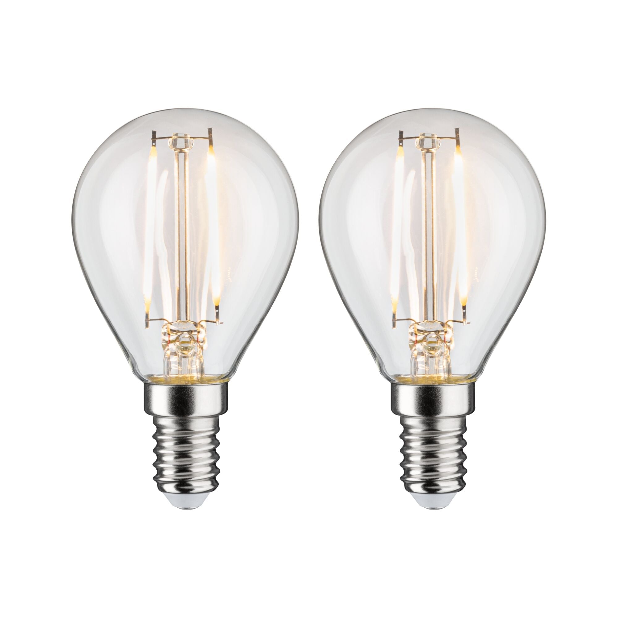 Filament 230V LED Tropfen E14 2x250lm 2x2,7W 2700K Klar - Paulmann - 28857