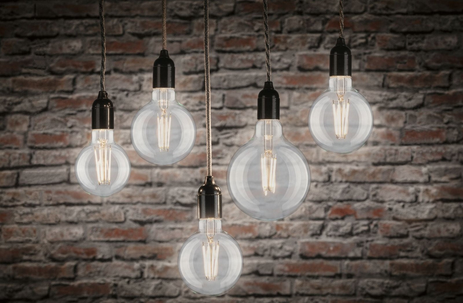 Filament 230V LED Globe G125 E27 1055lm 9W 2700K dimmbar Klar
