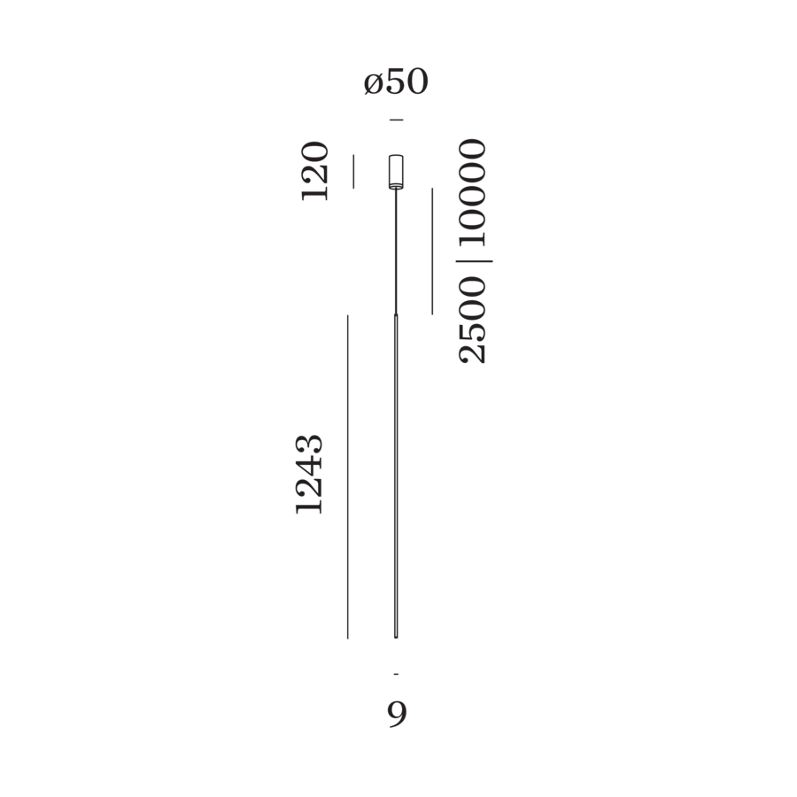 FINLIN SUSPENDED 3.0 Pendelleuchte - WEVER & DUCRÉ - 270384CH3