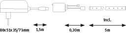 FlexLED LED Strip 3D 5m 26W RGB 36VA - Paulmann - 78966