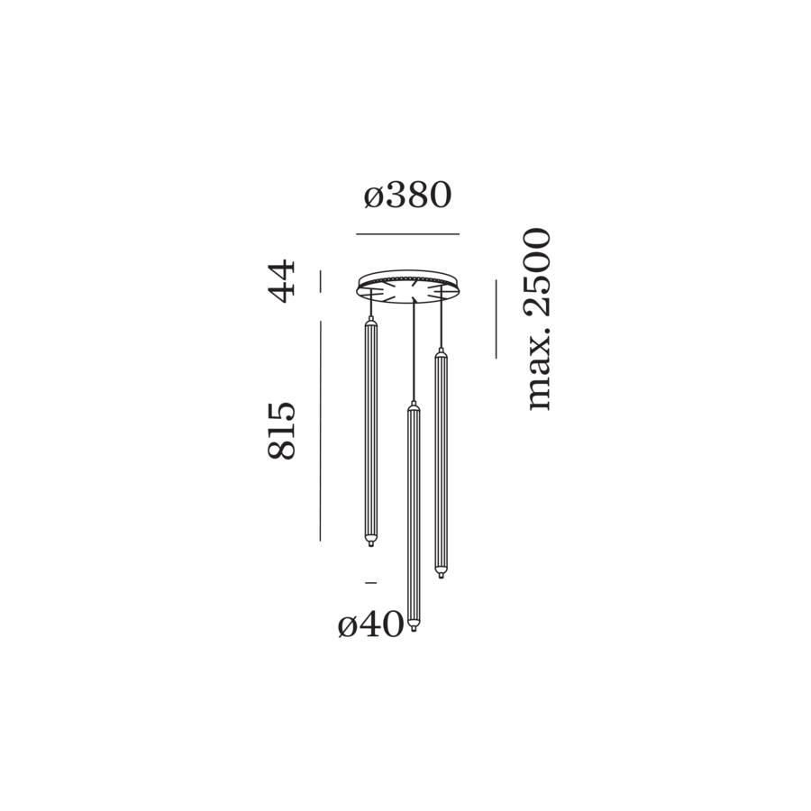 FLYRA VERTICAL 3.1 – Maßzeichnung