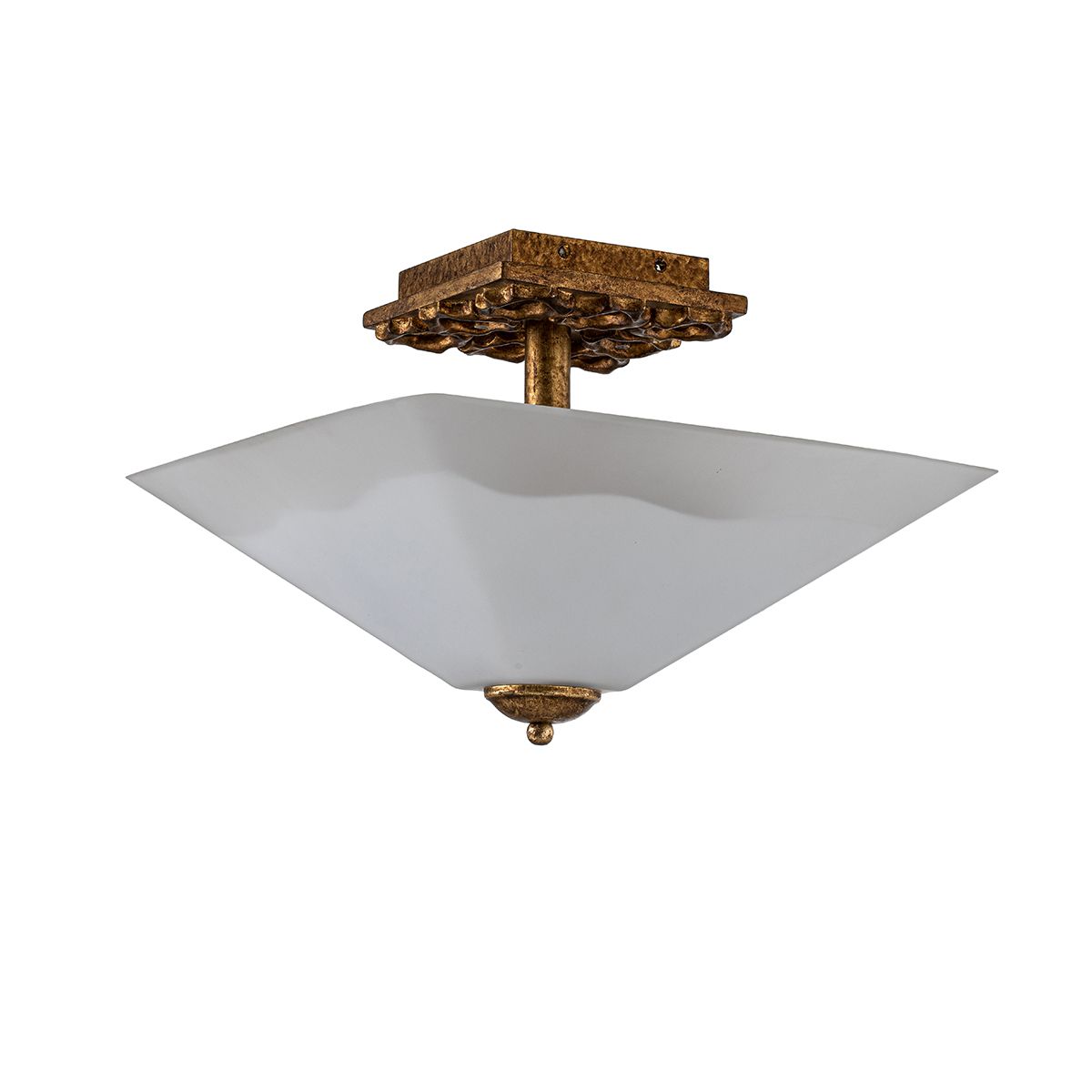 Stern 2 lt Flush - Abgenutztes Gold - Elsteadlighting - leuchtengrosshandel24