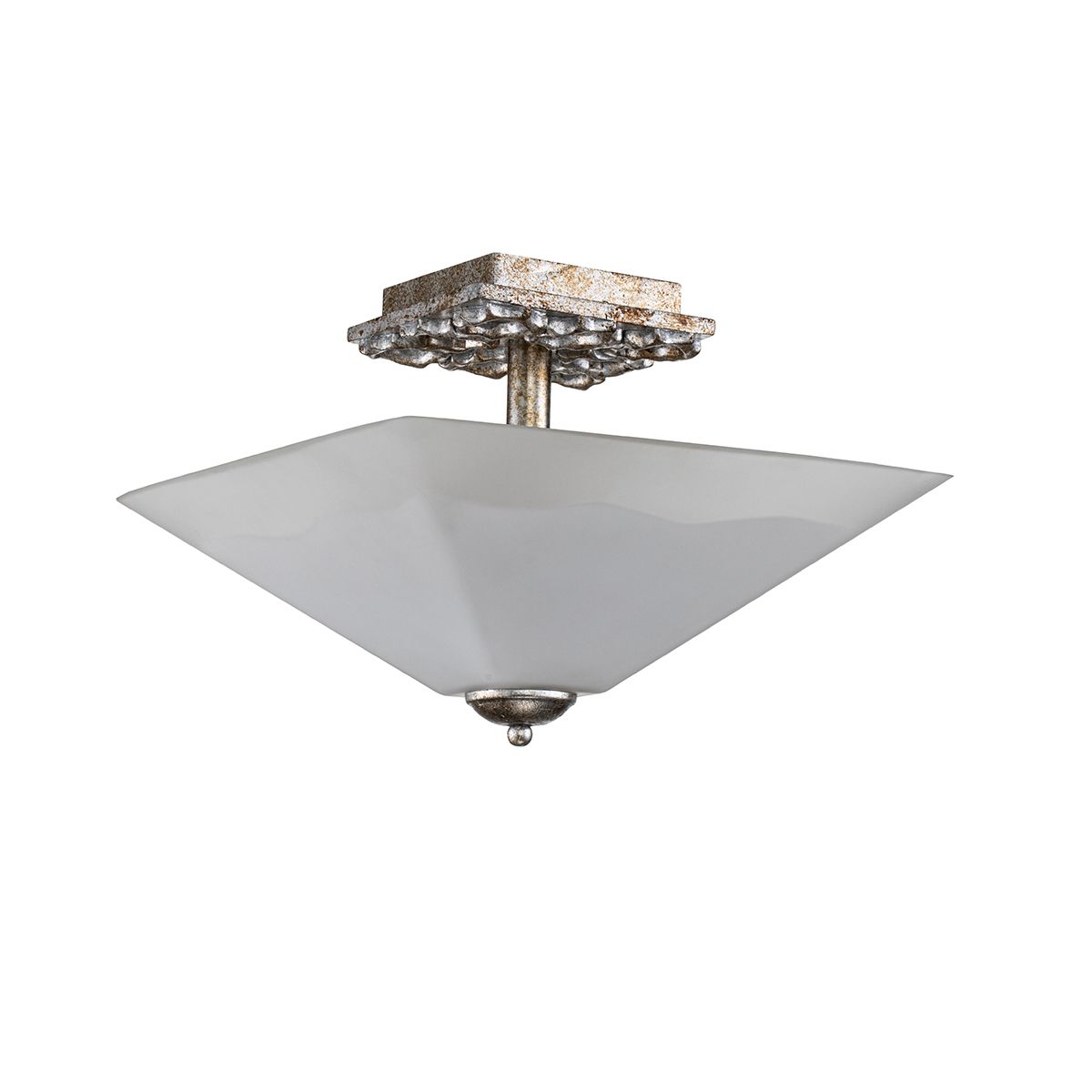 Star 2 lt Flush - Verwittertes Silber - Elsteadlighting - leuchtengrosshandel24