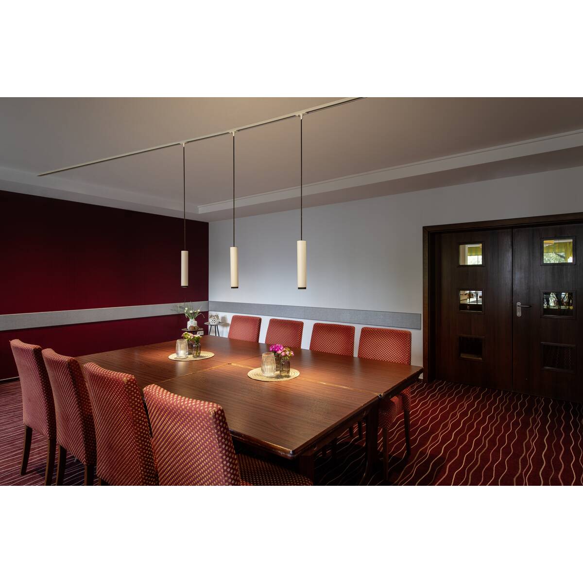 GRIP! L 1~ Pendelleuchte, GU10, Pendellänge 200 cm, 1x max. 6 W, weiß / schwarz - SLV - 1008469