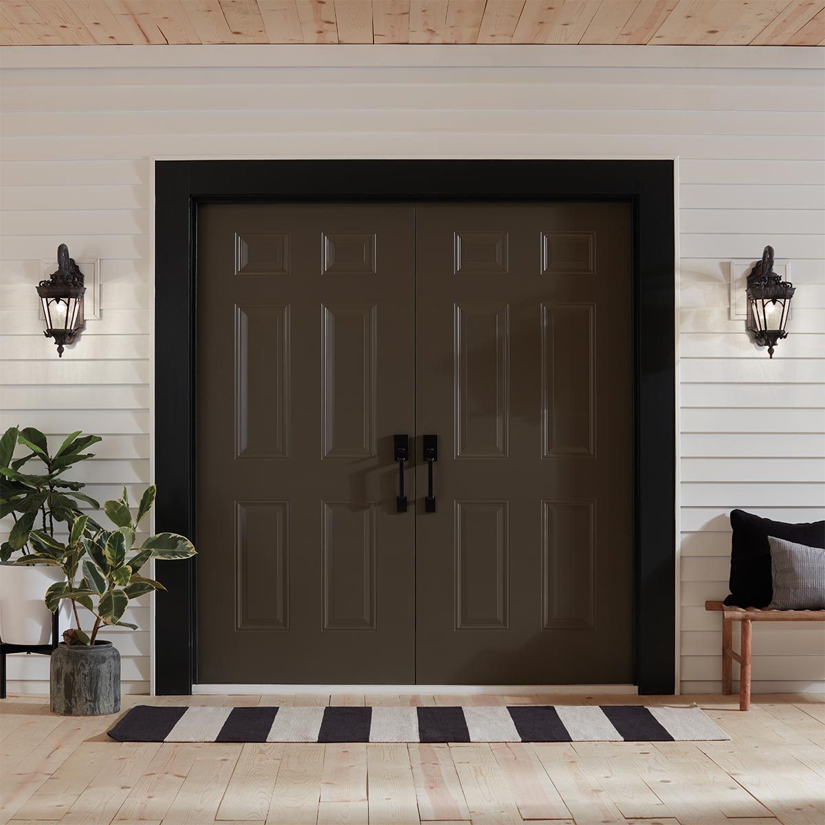 Große Wandlaterne Tournai mit 2 Lichtern – Londonderry - Elsteadlighting - KL - TOURNAI2 - L