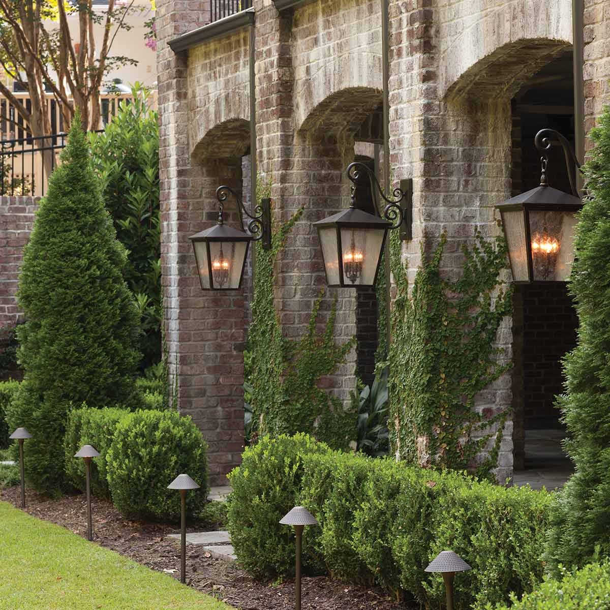 Große Wandlaterne „Trellis“ mit 4 Lichtern, Regency - Bronze - Elsteadlighting - HK - TRELLIS2 - L