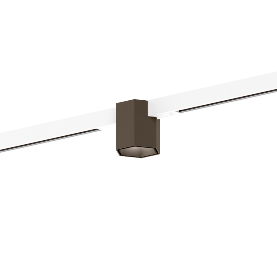 Wever & Ducré HEXO on STREX 1.0 Bronze, weißer Adapter