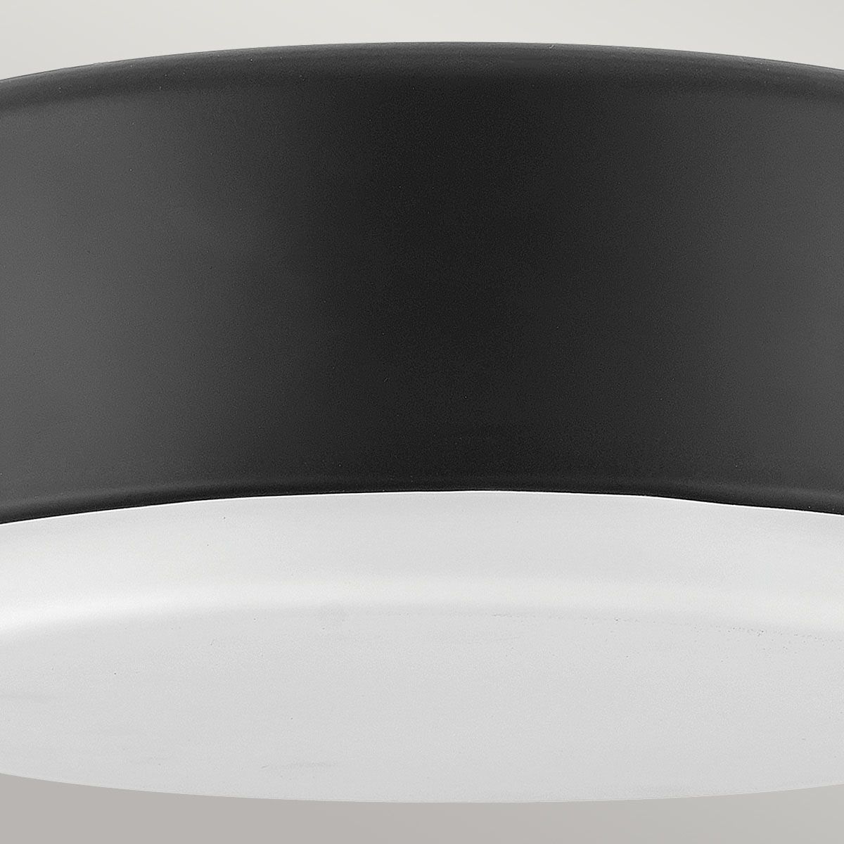 Hinkley Cedric Flush Small Mount - Schwarz - Elsteadlighting - leuchtengrosshandel24