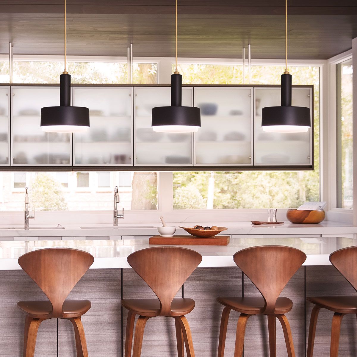 Hinkley Cedric Medium Pendant - Black - Elsteadlighting - leuchtengrosshandel24