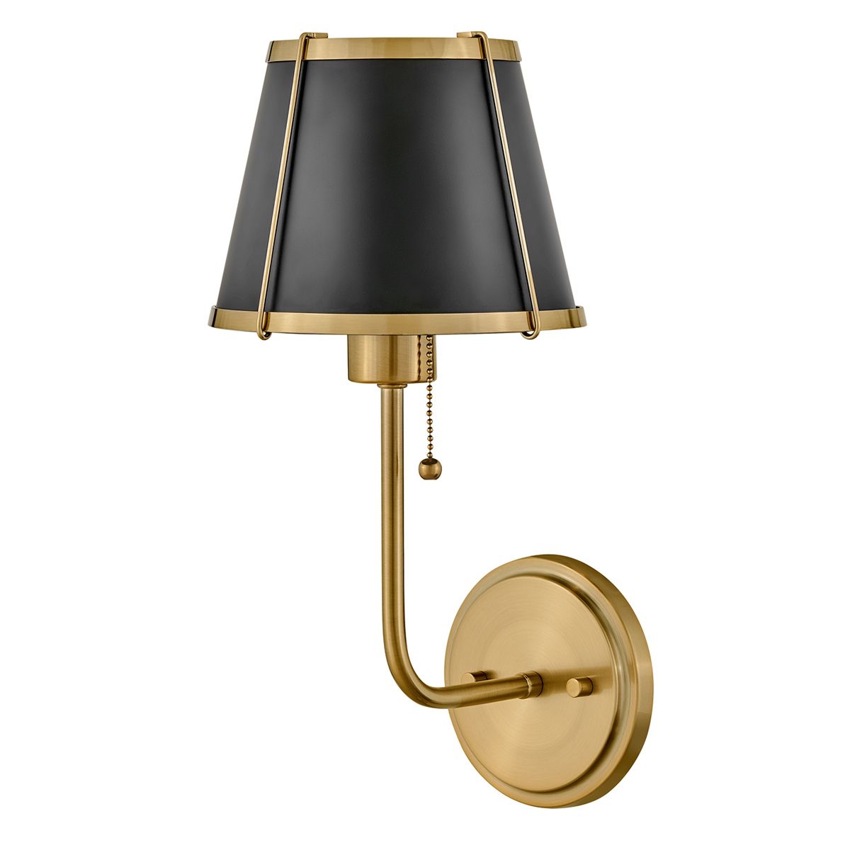 Hinkley Clarke 1 l Wandleuchte mit Zugschalter - - Elsteadlighting - leuchtengrosshandel24