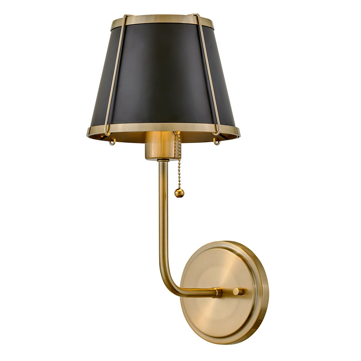 Hinkley Clarke 1 l Wandleuchte mit Zugschalter - - Elsteadlighting - leuchtengrosshandel24