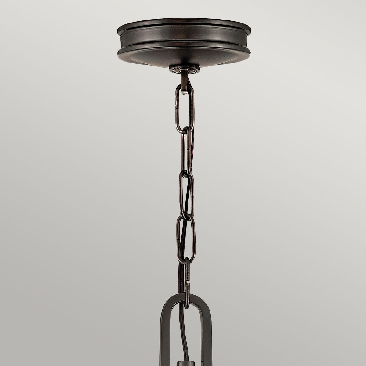 Collier 4-flammige Pendelleuchte - Schwarzoxid - Elsteadlighting - leuchtengrosshandel24