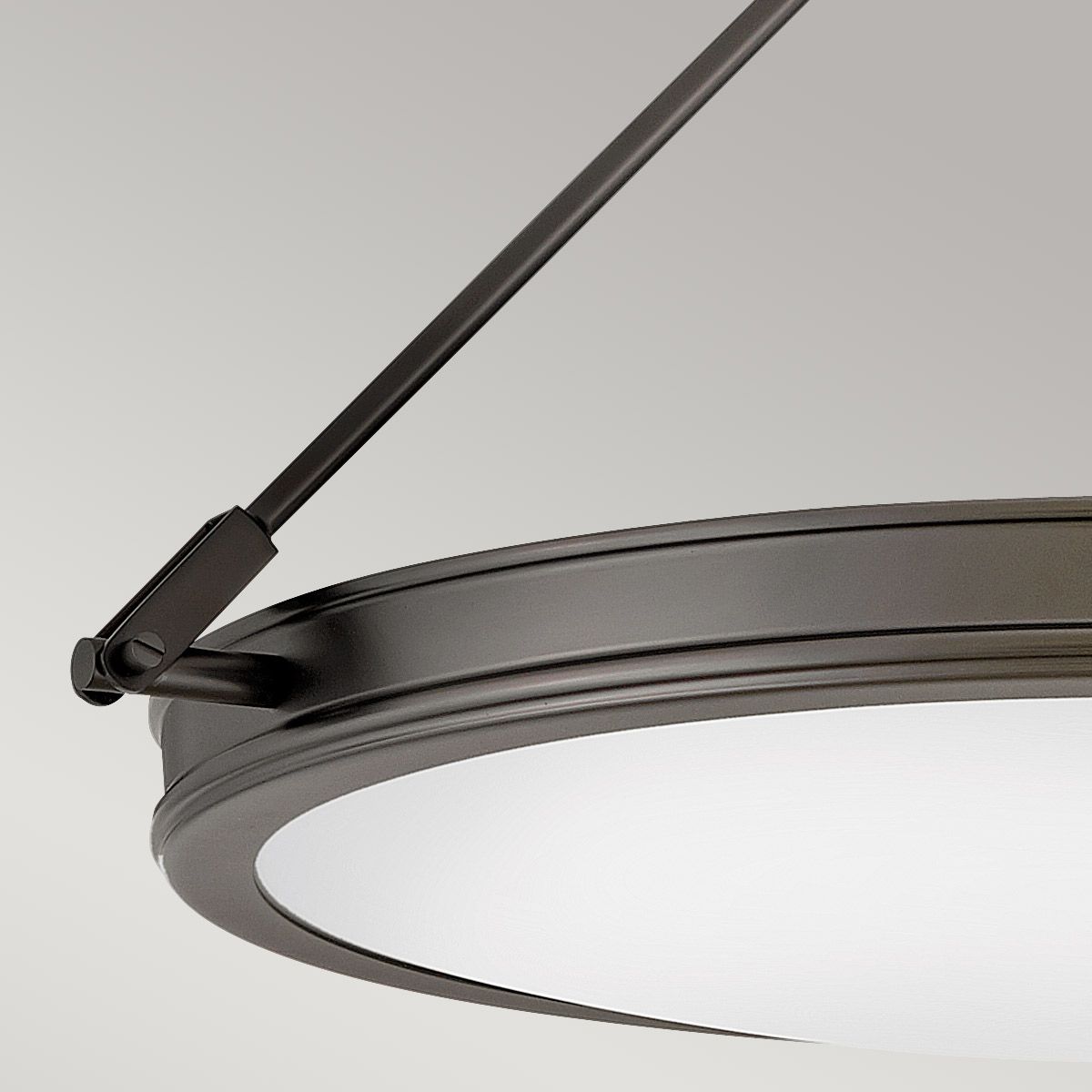 Collier 4-flammig, mittel, halbbündig - Schwarz - Elsteadlighting - leuchtengrosshandel24