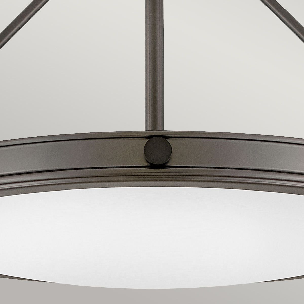 Collier 4-flammig, mittel, halbbündig - Schwarz - Elsteadlighting - leuchtengrosshandel24