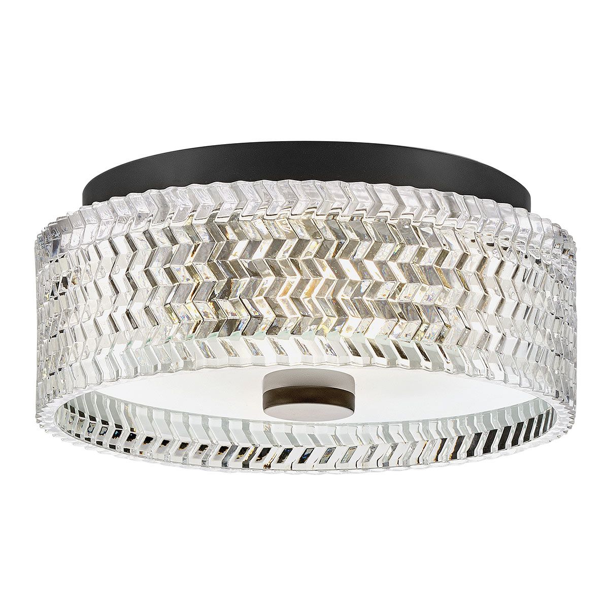 Hinkley Elle 2-flammige kleine Deckenleuchte – Schwarz - Elsteadlighting - leuchtengrosshandel24