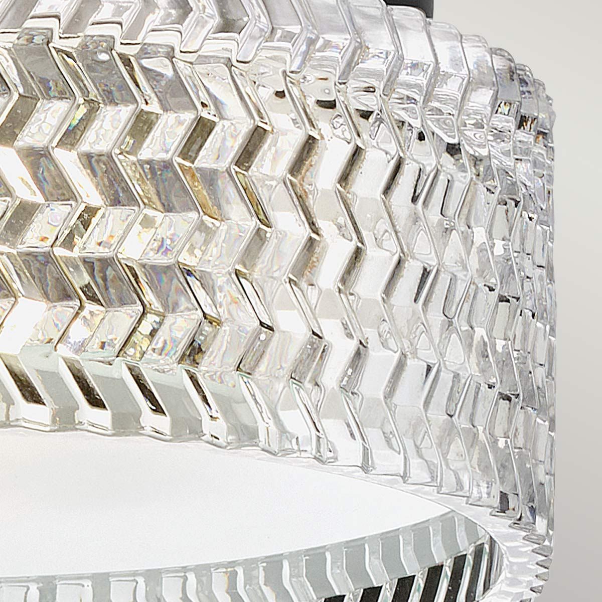 Hinkley Elle 2-flammige kleine Deckenleuchte – Schwarz - Elsteadlighting - leuchtengrosshandel24