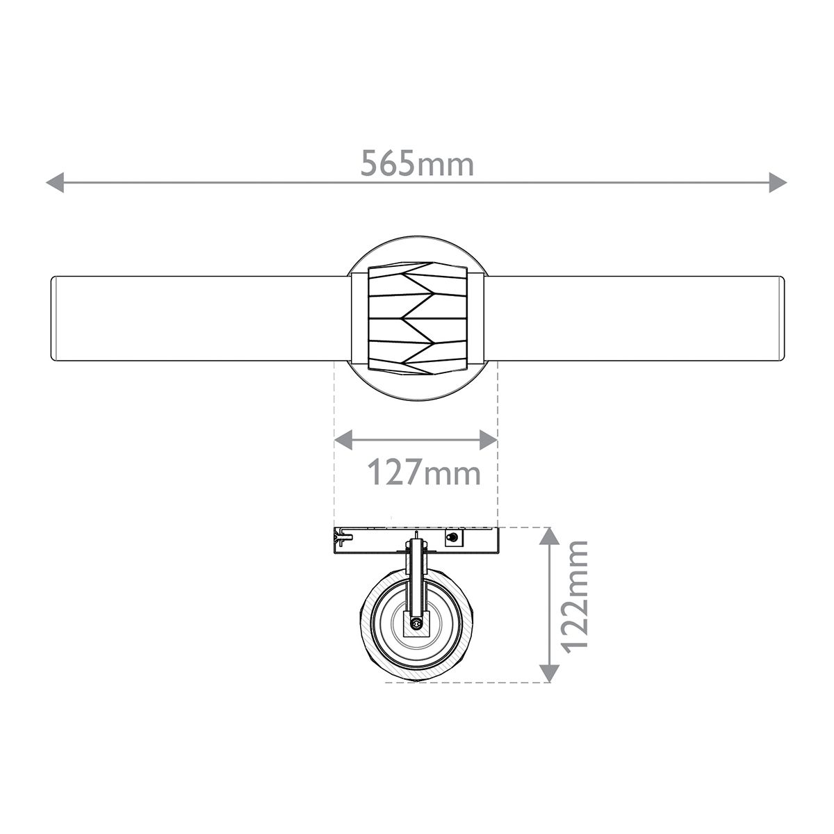 Hinkley Ellison Wandleuchte, 2 l, Schwarz mit gebürstetem Nickel - Elsteadlighting - leuchtengrosshandel24