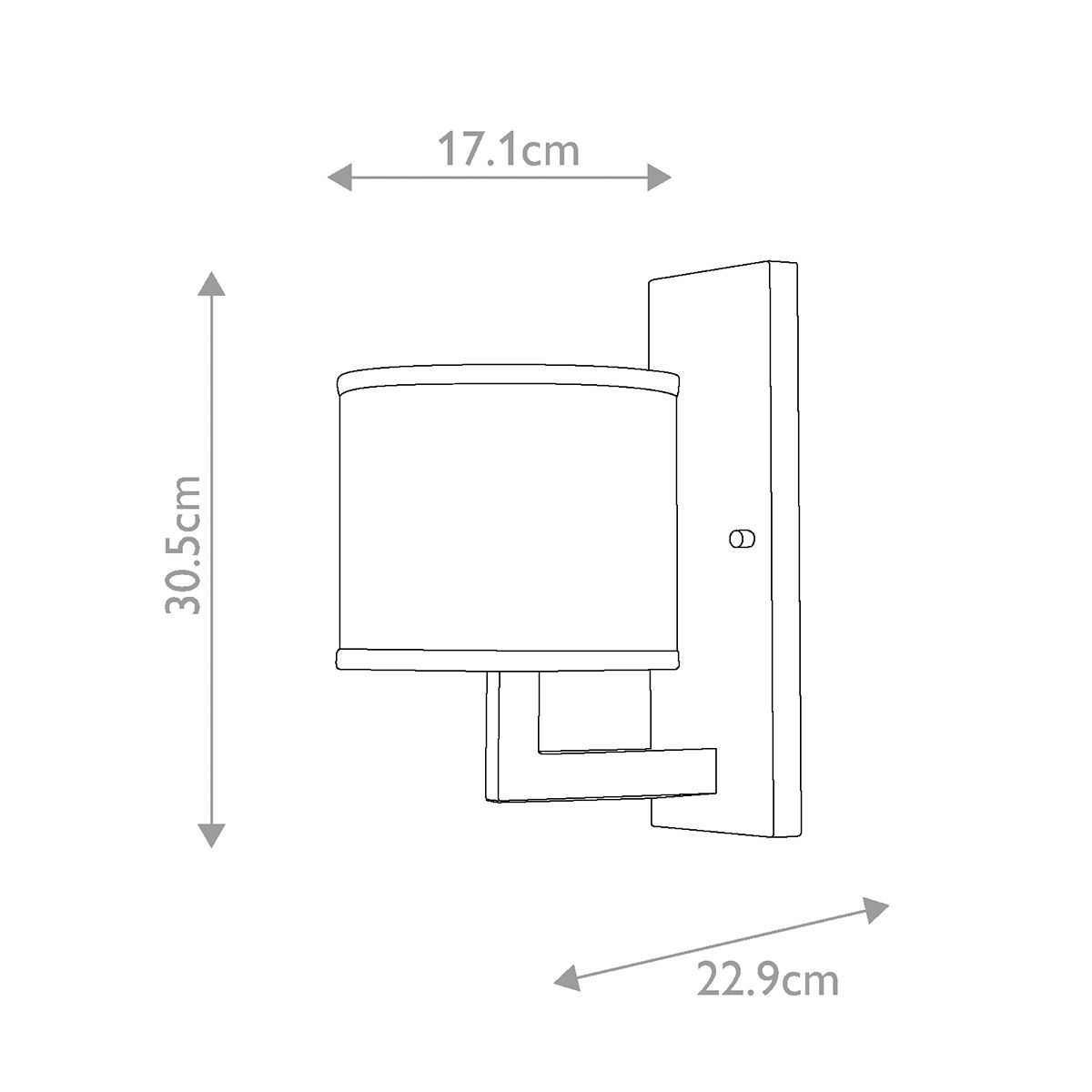 1 l Hampton Wandleuchte - Gebürstetes Messing - Elsteadlighting - leuchtengrosshandel24