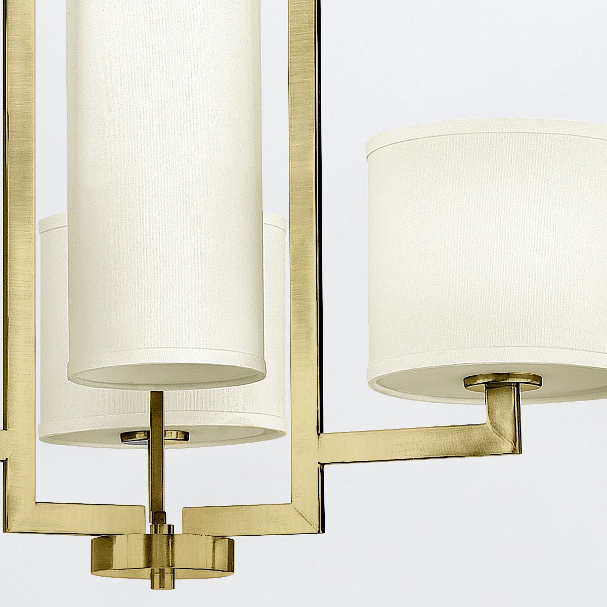 4 l Hampton Kronleuchter - Gebürstetes Messing - Elsteadlighting - leuchtengrosshandel24