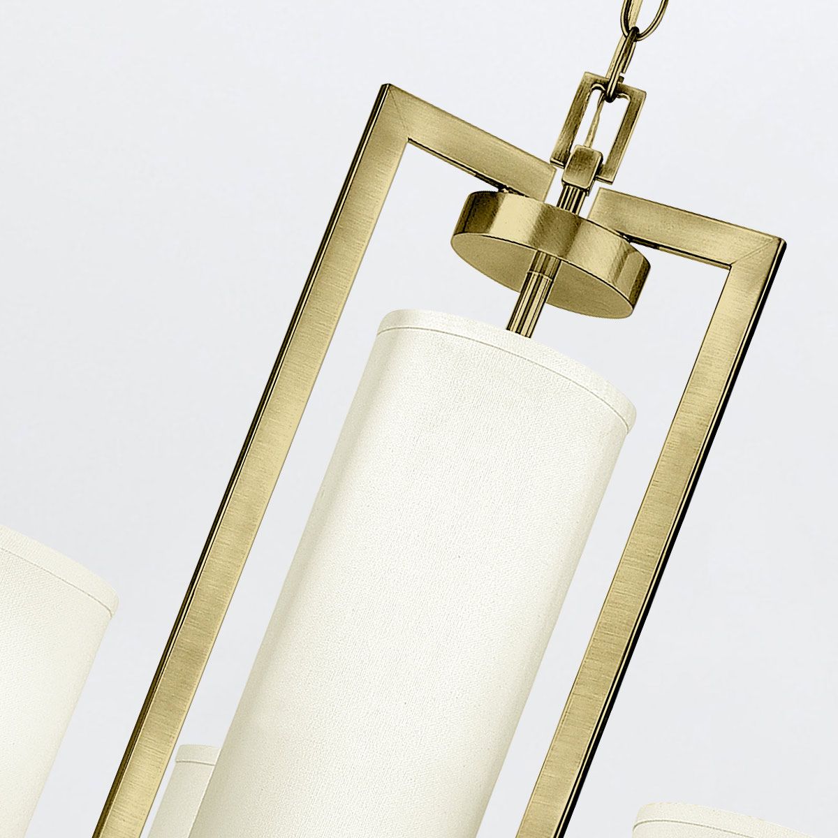 4 l Hampton Kronleuchter - Gebürstetes Messing - Elsteadlighting - leuchtengrosshandel24
