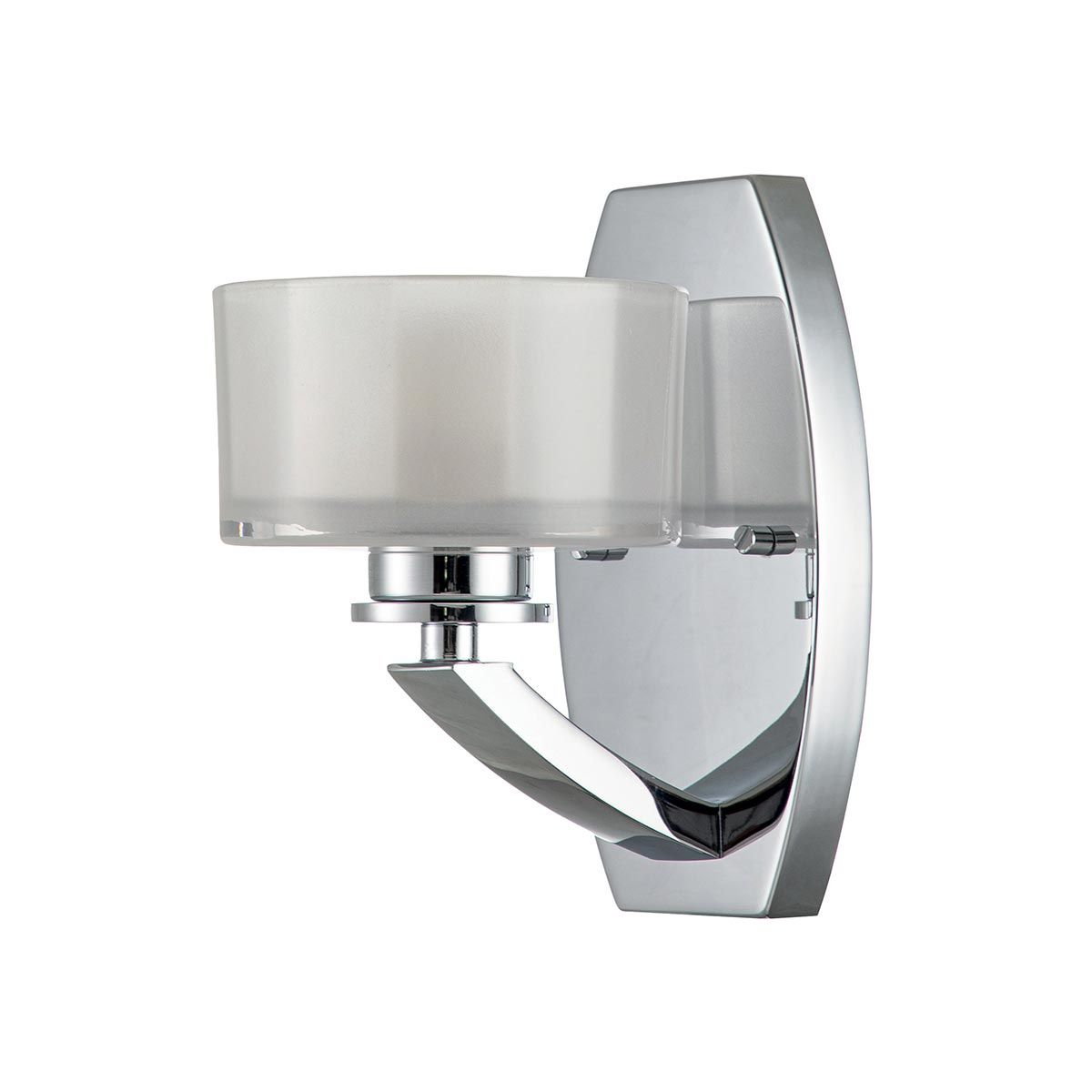 Meridian 1-flammige Wandleuchte - Poliertes Chrom