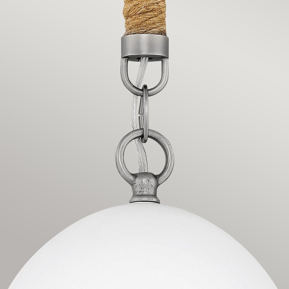 Hinkley Nash 1-Liter-Pendelleuchte – Antik-Nickel - Elsteadlighting - leuchtengrosshandel24