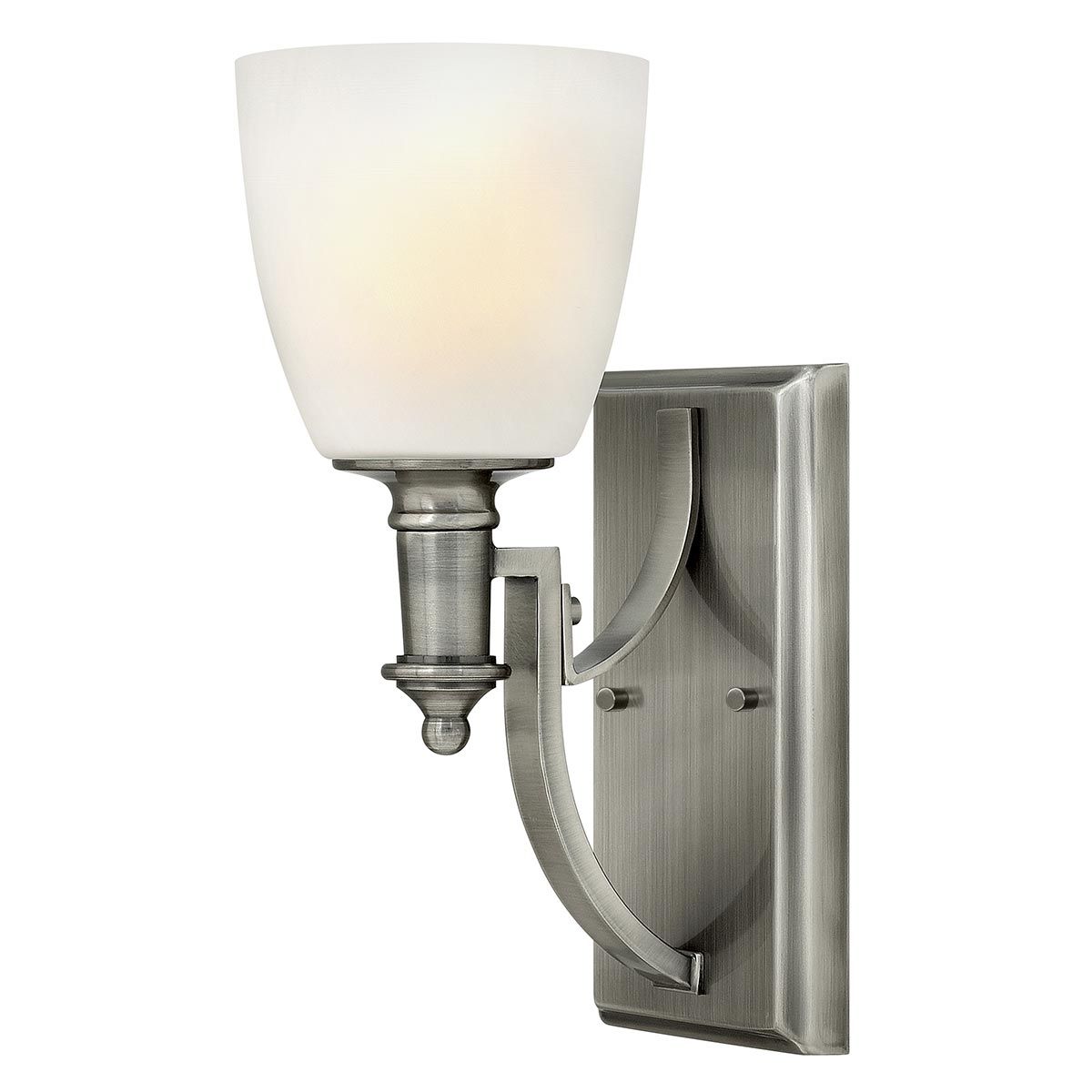 Truman 1-flammige Wandleuchte - Antik-Nickel