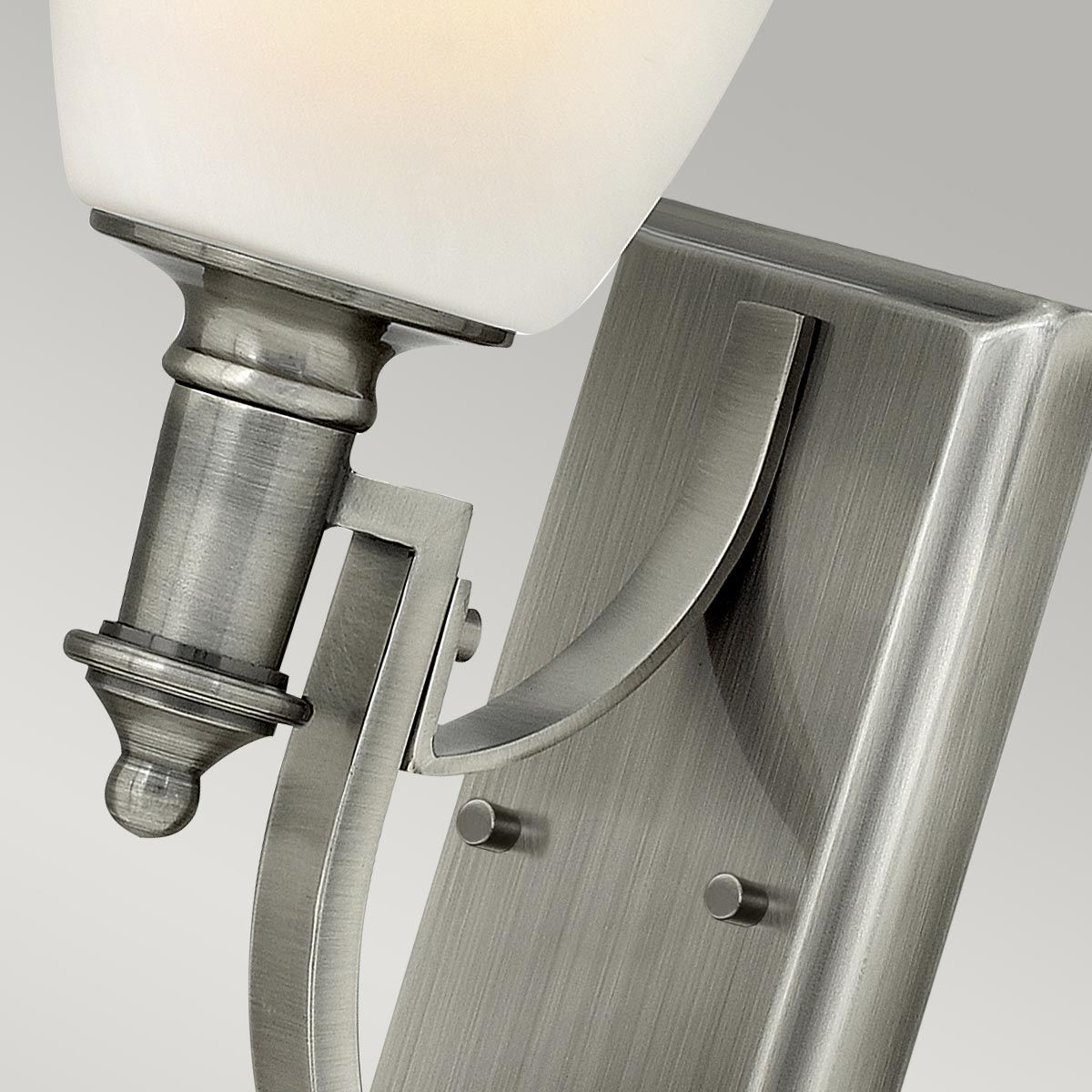 Truman 1-flammige Wandleuchte - Antik-Nickel